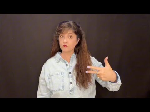 ASL: Suzy shows how to "park a car" (Suzy muestra cómo aparcar un coche.)