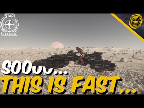 Star Citizen - The DRAKE Dragonfly is SO fast!