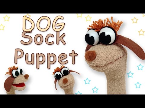 How to make a Dog Sock Puppet - Ana | DIY Crafts