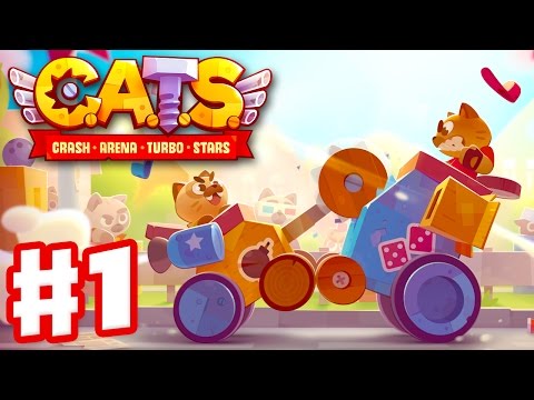 CATS: Crash Arena Turbo Stars - Gameplay Walkthrough Part 1 - Build & Battle Robots! (iOS, Android) - YouTube