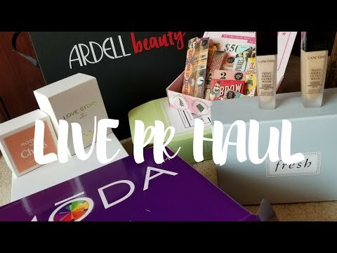 LIVE PR HAUL / MAC, ARDELL, BENEFIT & MORE! Video