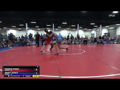 187 Lbs Semis & 3rd Wb (16 Team) - Thomas Minor, Indiana Vs Grady Isaacs, Florida Abfa