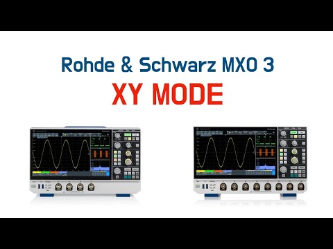 XY Mode - Rohde & Schwarz MXO 3 Oscilloscope Series