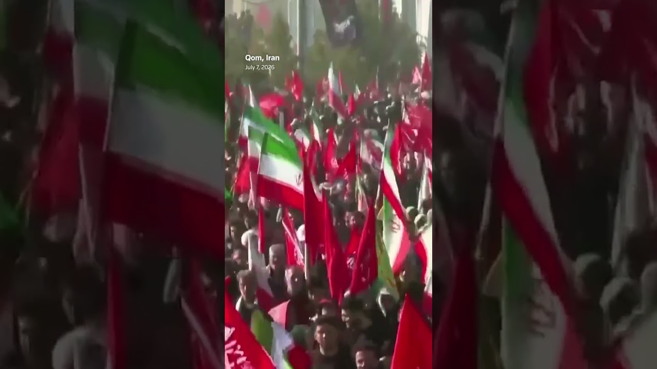 Video | Huge crowds turn out in Iran for Khamenei procession