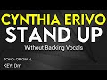 Cynthia Erivo Stand Up Karaoke Instrumental Without Bt Vocals