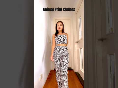 Animal Print Clothes #chaleya #yesstyle #animalday