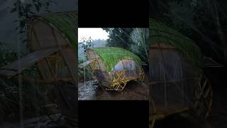 Download lagu BUILDING A WARM AND COZY CARAVAN SHELTER IN HEAVY RAIN  #survival #camping #bushcraft #diy #campping mp3