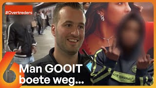 Man GOOIT BOETE OP DE GROND voor ogen van handhavers… | Overtreders