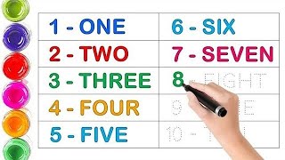 Numbers 1 to 50 in English | Learn Counting for Kids | One to Fifty | Preschool Learning
