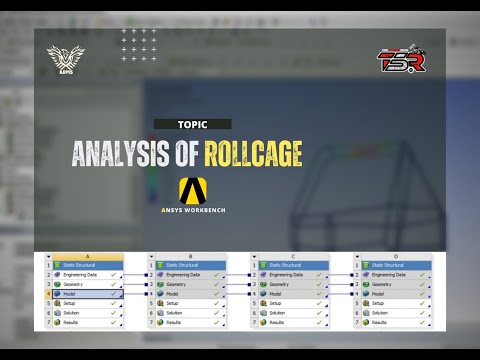Analysis of Rollcage using Ansys Workbench | Baja ATV Rollcage Analysis