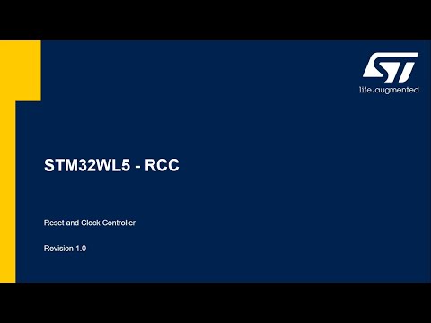 STM32WL 8 - System Reset and clock control RCC