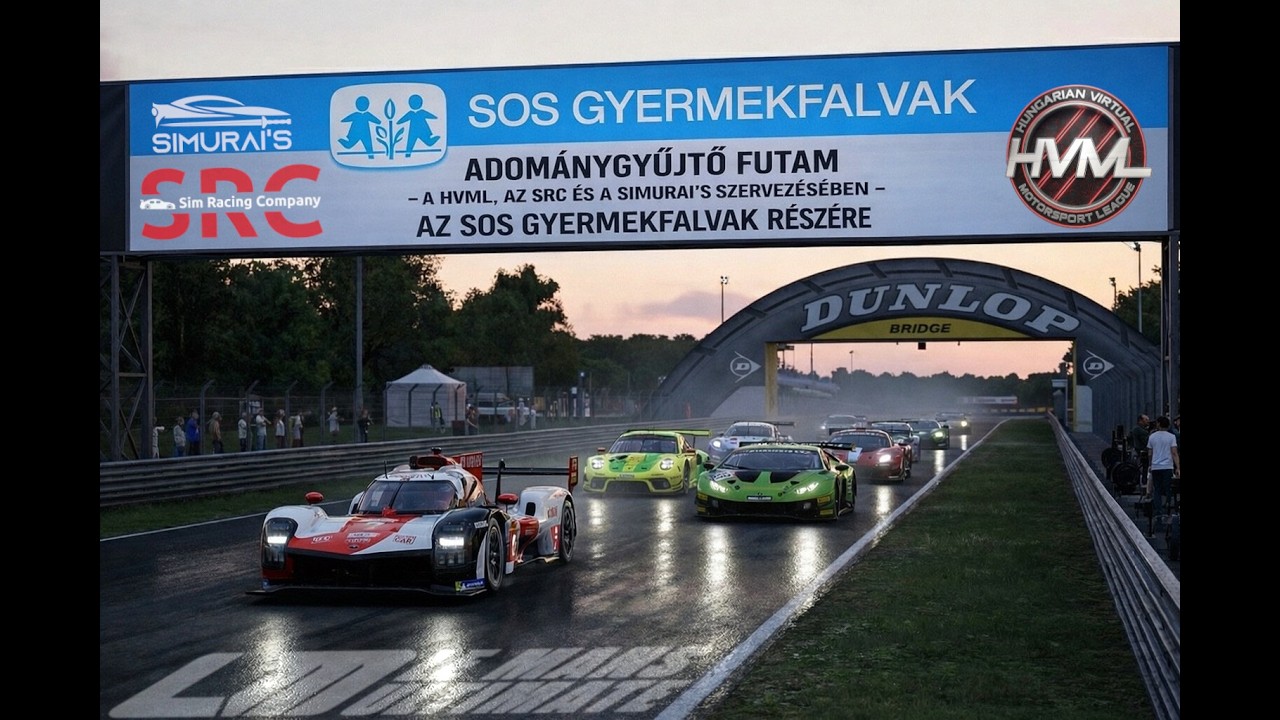 Le Mans 2.4H – Jótékonysági Sim Racing | HVML -SRC - Simurai's | SOS Gyermekfalvak