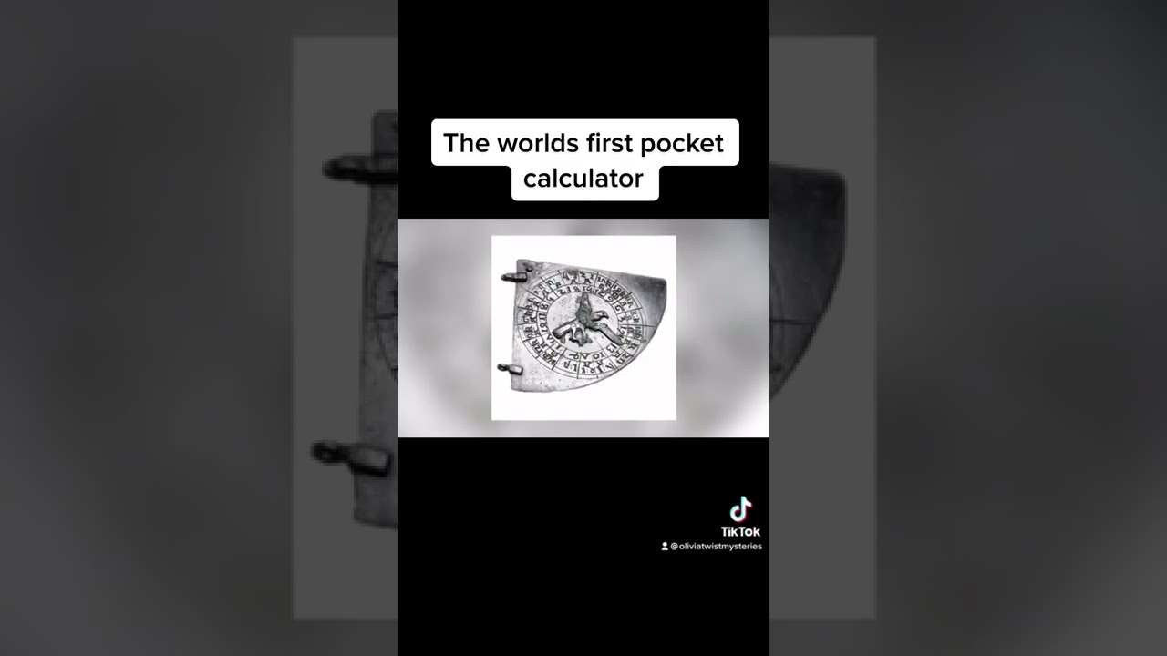 The worlds first pocket calculator #oliviatwistmysteries #mystery #science #maths #artifact