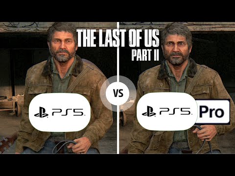 the last of us 2 ps5 pro vs ps5 graphics