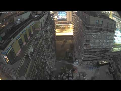 Élő közvetítés 2. a Waterside Residence építkezésről (kamera 2)