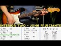 Interior Two - John Frusciante (Lesson)