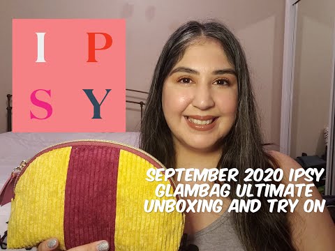 September 2020 IPSY Glambag ULTIMATE | Unboxing an Try On | Jeanette Marie