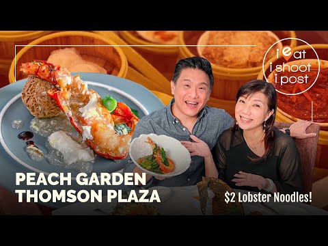Peach Garden Thomson Plaza Promoção de macarrão de lagosta por US$ 2!