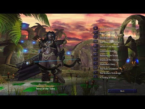 Terror of the Tides | Warcraft 3 The Frozen Throne Night Elf Campaign Movie