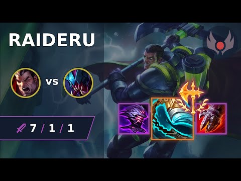 [ Raideru ] Darius TOP vs Rek'Sai | EUW GRANDMASTER | LOL Season 2024