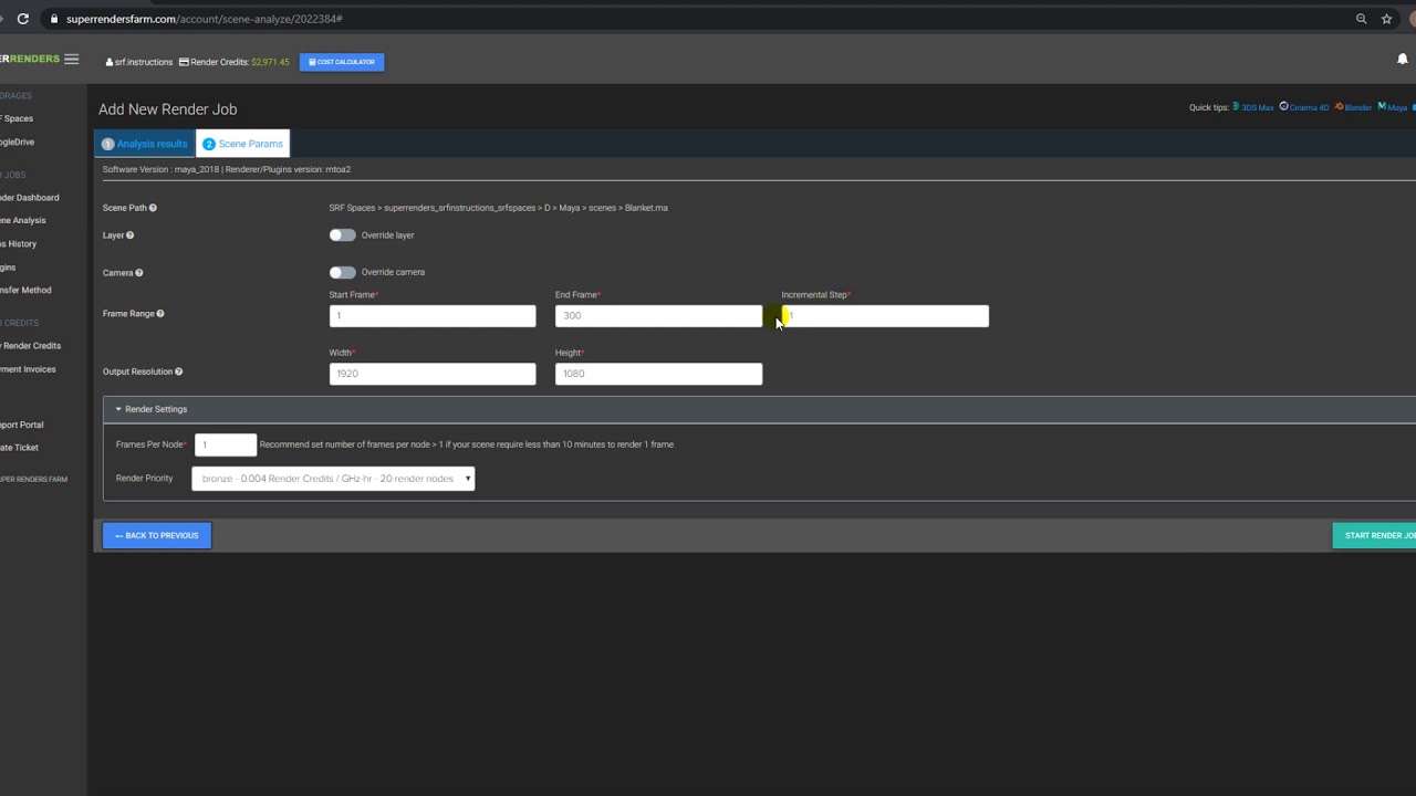 SuperRenders WorkFlow - SuperRendersFarm.com
