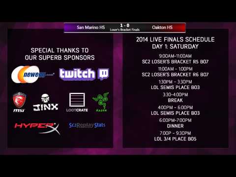 HSL Live Grand Finals: Oakton HS vs San Marino HS - SC2 LB Finals