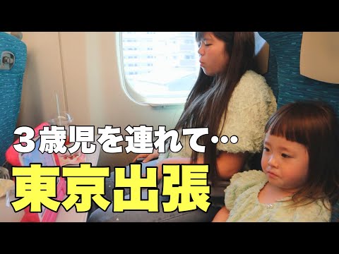 【制御不可能】３歳児と初めての東京出張が過酷すぎた【弾丸新幹線】