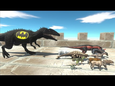 Escape from CARCHARODONTOSAURUS BATMAN - Animal Revolt Battle Simulator
