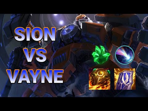 SION VS VAYNE TOP (FULL TANK)!!!