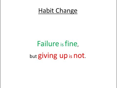 How to change your habits? (Dynamic Systems Theory)