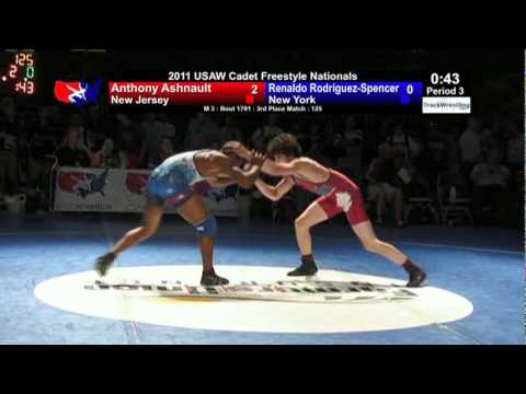 Cadet Freestyle 3rd 130 - Chris Wilkes (MO) vs. Tyler Berger (OR)