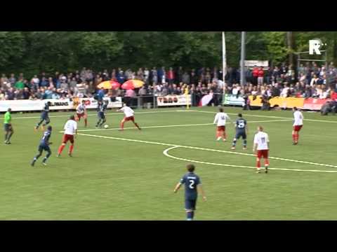 Het enige doelpunt in de wedstrijd Barendrecht - Feyenoord