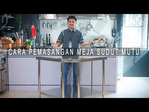 Meja Dapur Sudut | Corner Work Table | Mutu CWT-9 on Youtube