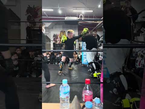 広島10代番長オウガVSヘビー級のスパーリング
