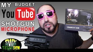 Video thumbnail for My budget YouTube shotgun mic, TAKSTAR SGC-598 Interview Microphone by Crazy Will Tech Show (Crazy Will Tech Show)