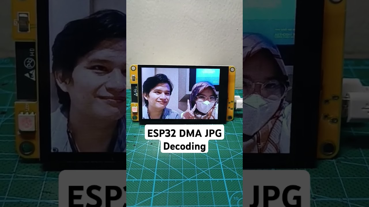ESP32 DMA JPG Decoding #arduino #arduinoproject #esp32 #lvgl