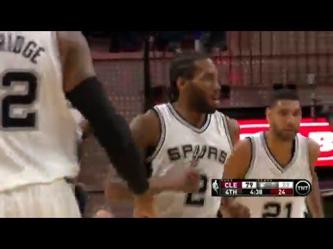Kawhi Leonard Rises Up for the Put-Back Slam