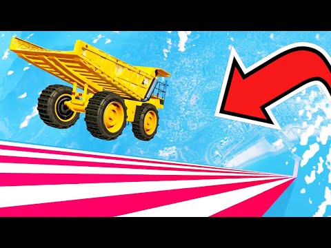LA MEGA RAMPA IMPOSSIBILE PIÙ RIPIDA DI GTA5!!