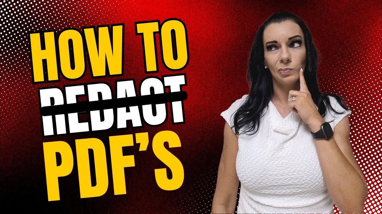 How To REDACT Documents In Adobe Like a PRO! (2024)