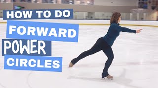 Learn Forward Crossover 'Power Circles' - ON ICE!