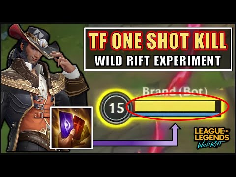 TWISTED FATE ONESHOT BUILD & EXPERIMENT - WILD RIFT
