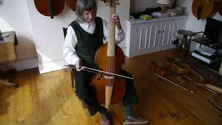 Holding the bass viol, part 1 with Alison Crum