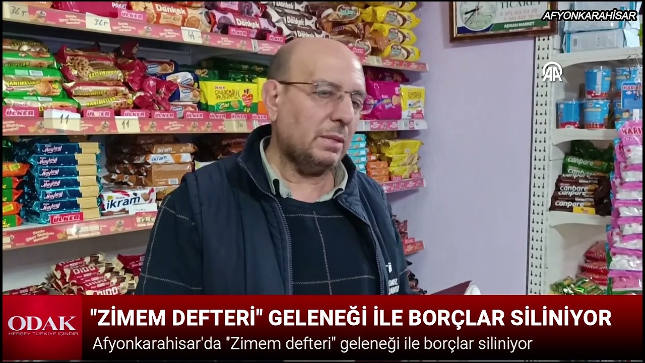 "ZİMEM DEFTERİ" GELENEĞİ İLE BORÇLAR SİLİNİYOR