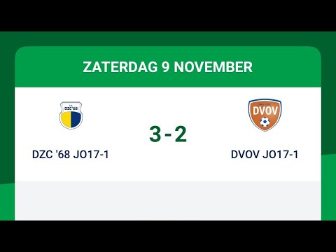 DZC onder 17 vs. DVOV onder 17 (Complete wedstrijd)