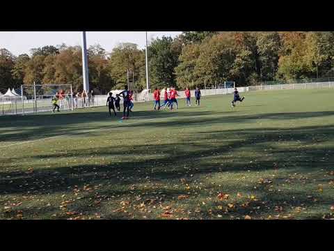 Enzo U 12 afc Compiègne coup franc