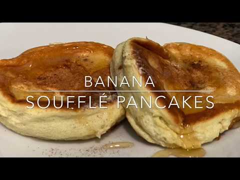 Japanese Soufflé Banana Pancakes