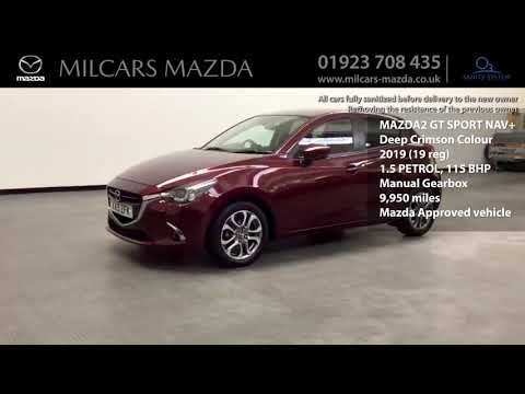 Milcars Mazda 2 Mazda Hatchback GT Sport Nav+ in Deep Crimson Red