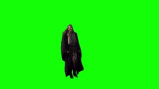 Qui-Gon Jinn "the ability to speak does not make you intelligent" green screen