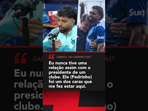 GABIGOL elogia demais PRESIDENTE DO CRUZEIRO! Amizade bonita! #shorts