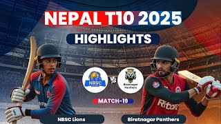 NBSC Lions VS Biratnagar Panthers